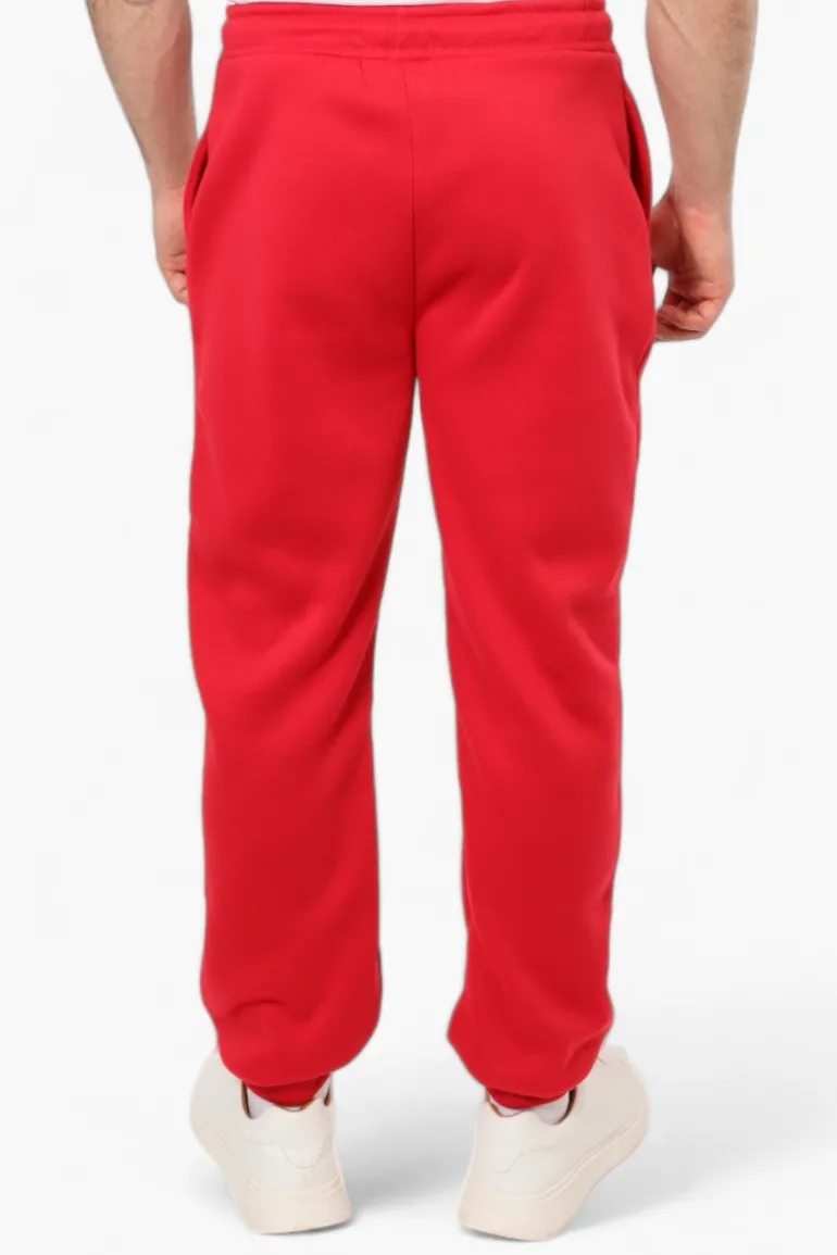 Canada Weather Gear Solid Tie Waist Joggers - Red