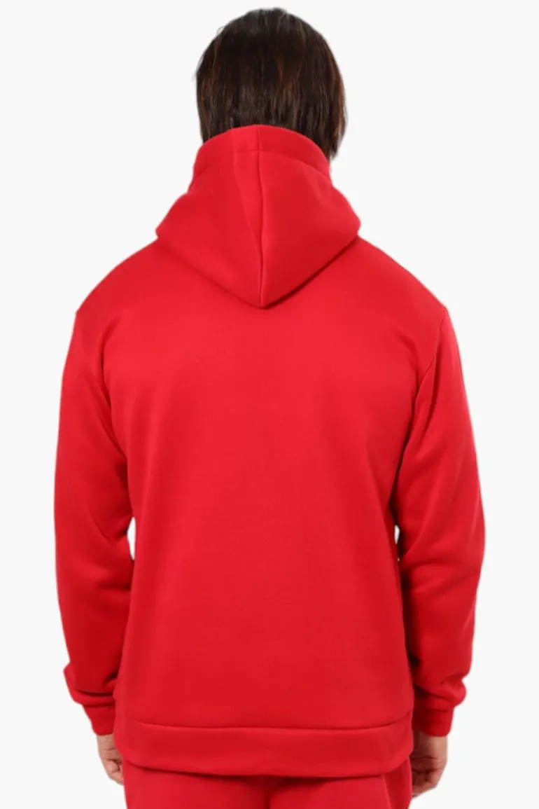 Canada Weather Gear Solid Centre Logo Hoodie - Red