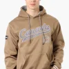 Canada Weather Gear Striped Cuff Hoodie - Beige