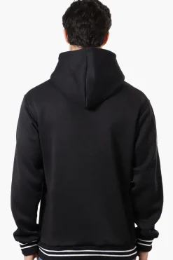 Canada Weather Gear Striped Cuff Hoodie - Black