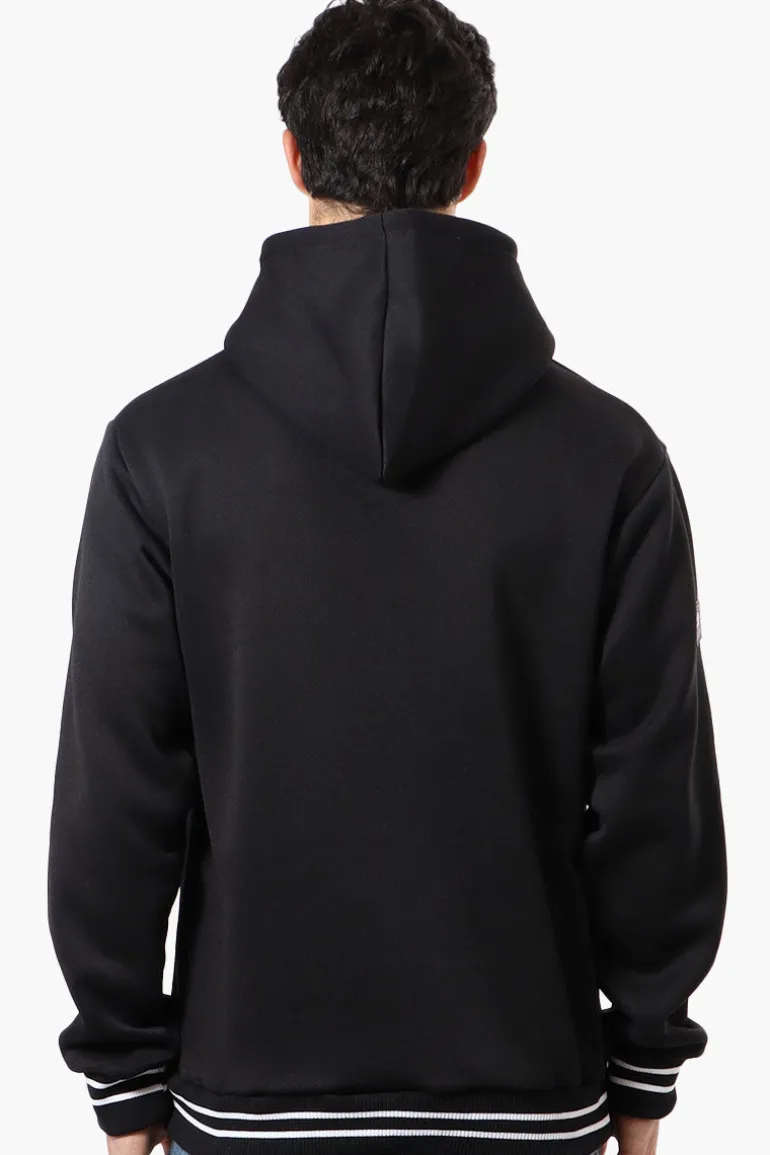 Canada Weather Gear Striped Cuff Hoodie - Black