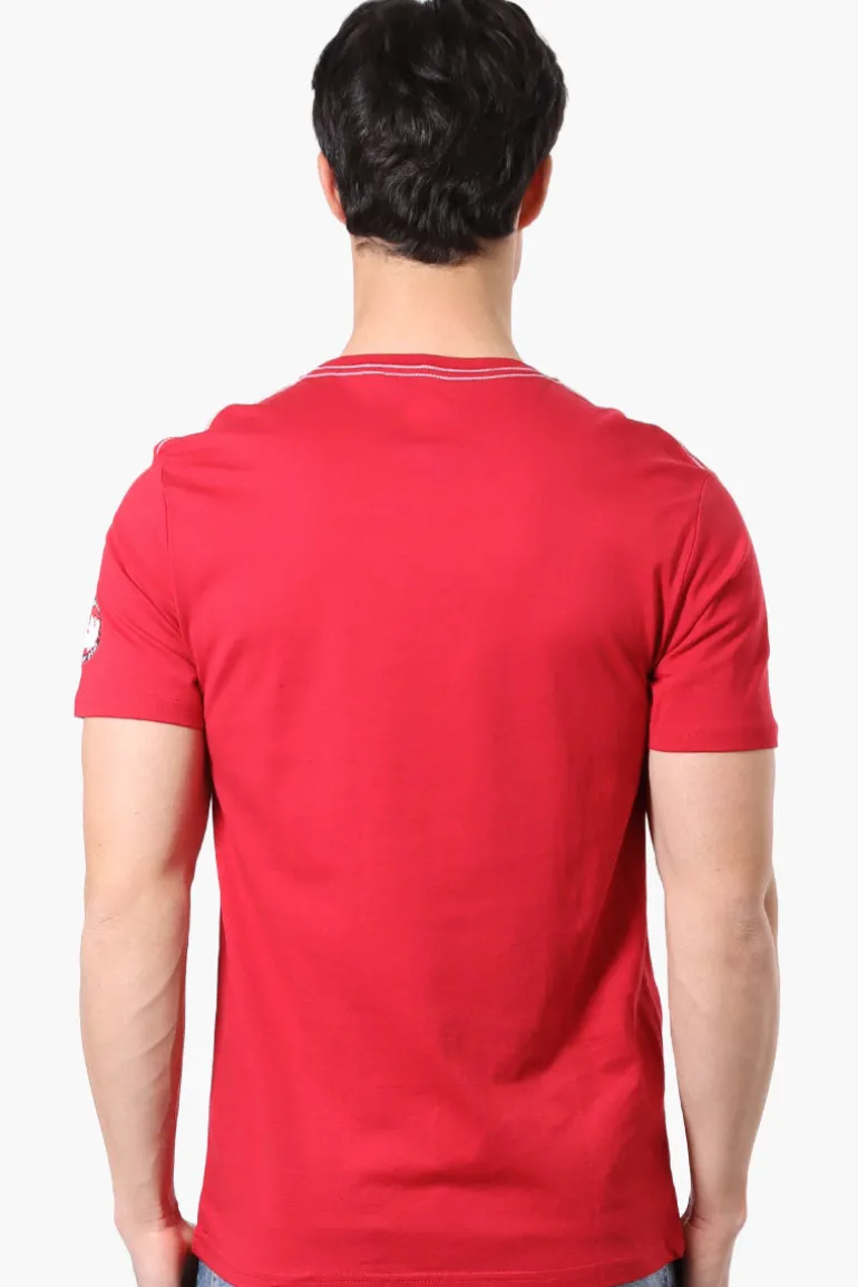 Canada Weather Gear Strong And Free Print Tee - Red