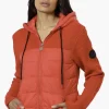 Canada Weather Gear Sweater Knit Polyfill Lightweight Jacket - Red