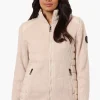 Canada Weather Gear Sweater Knit Zip Up Lightweight Jacket - Beige