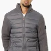 Canada Weather Gear Sweater Knit Polyfill Lightweight Jacket - Grey