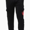 Canada Weather Gear Tie Waist Cargo Joggers - Black