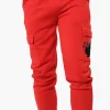 Canada Weather Gear Tie Waist Cargo Joggers - Red
