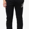 Canada Weather Gear Tie Waist Embroidered Joggers - Black