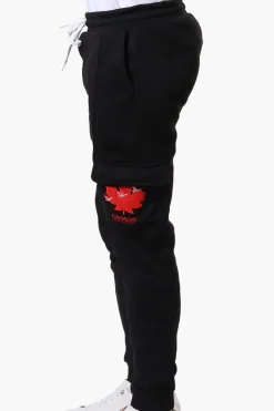 Canada Weather Gear Tie Waist Cargo Joggers - Black