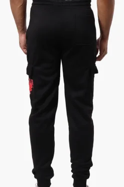 Canada Weather Gear Tie Waist Cargo Joggers - Black
