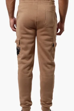 Canada Weather Gear Tie Waist Cargo Joggers - Brown