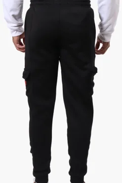 Canada Weather Gear Tie Waist Cargo Joggers - Black