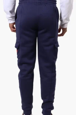 Canada Weather Gear Tie Waist Cargo Joggers - Navy