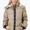 Canada Weather Gear Zip Off Sleeve Bomber Jacket - Taupe