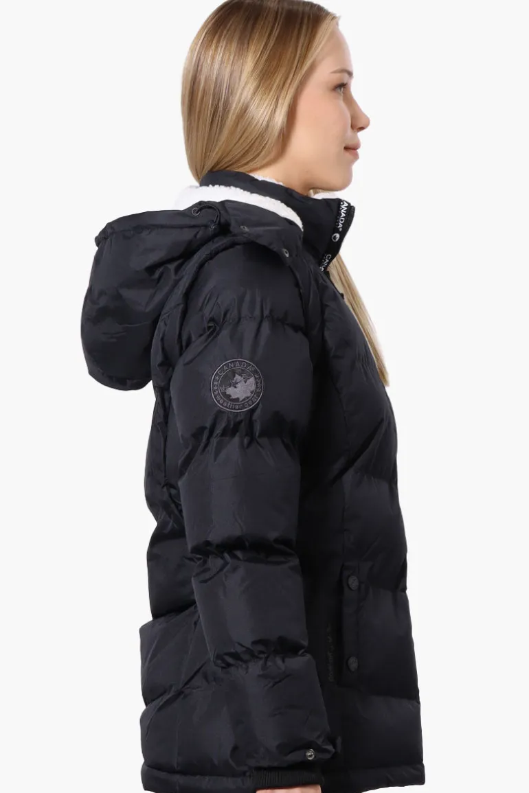 Canada Weather Gear Zip Off Sleeve Bomber Jacket - Navy