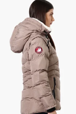 Canada Weather Gear Zip Off Sleeve Bomber Jacket - Beige