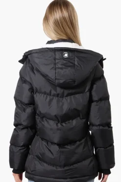 Canada Weather Gear Zip Off Sleeve Bomber Jacket - Black