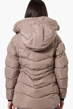 Canada Weather Gear Zip Off Sleeve Bomber Jacket - Beige