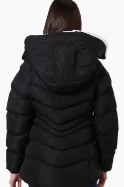 Canada Weather Gear Zip Off Sleeve Bomber Jacket - Black