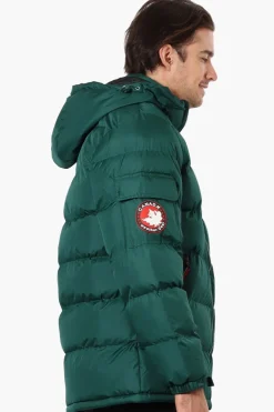 Canada Weather Gear Zip Pocket Bubble Bomber Jacket - Green