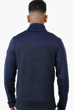 Canada Weather Gear Zip Up Fleece Lightweight Jacket - Navy