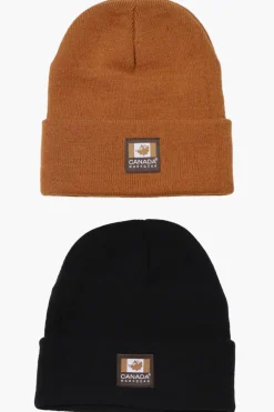 Canada Work Gear 2 Pack Cuffed Hat - Brown