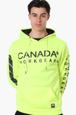 Canada Work Gear Logo Sleeve Hoodie - Green