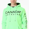 Canada Work Gear Logo Sleeve Hoodie - Green
