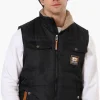 Canada Work Gear Sherpa Collar Bubble Vest - Black