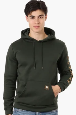 Canada Work Gear Sleeve Print Hoodie - Olive