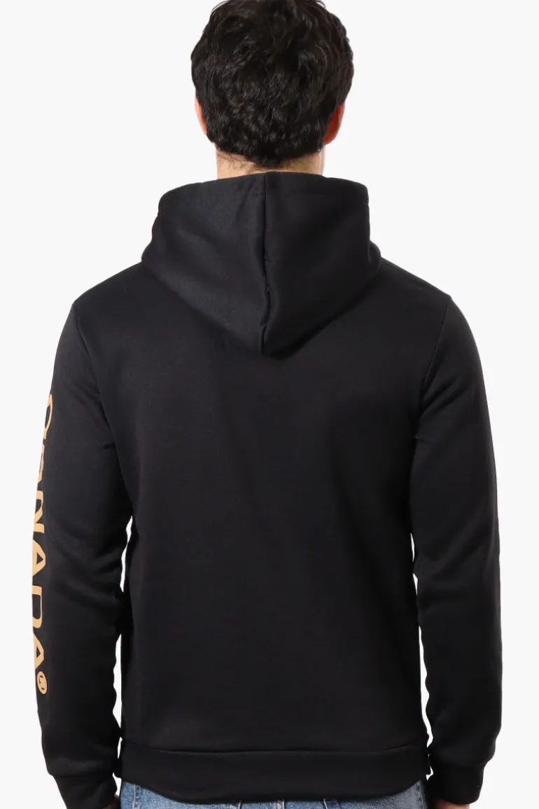 Canada Work Gear Sleeve Print Hoodie - Black