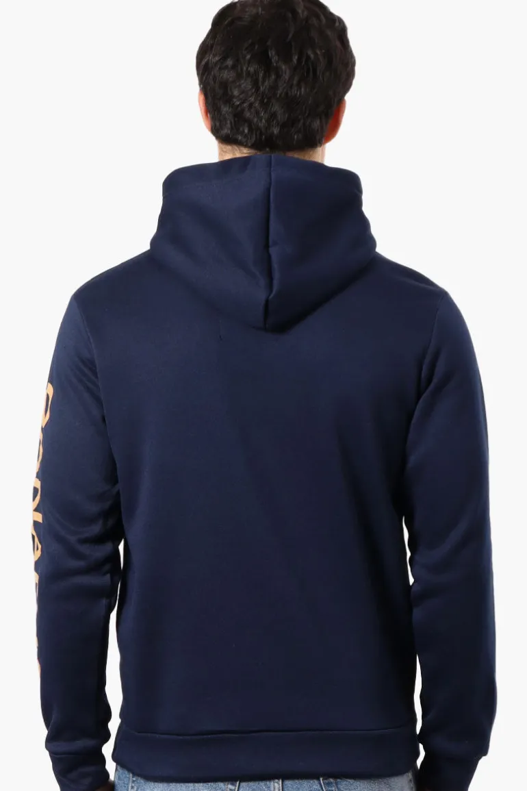 Canada Work Gear Sleeve Print Hoodie - Navy