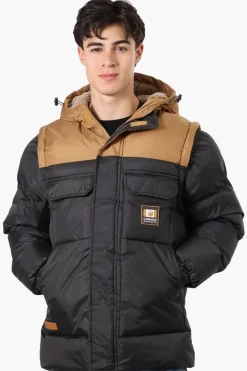 Canada Work Gear Zip Off Sleeve Parka Jacket - Black