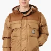 Canada Work Gear Zip Off Sleeve Parka Jacket - Brown