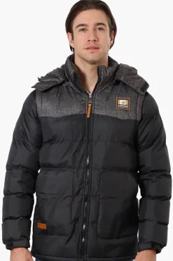 Canada Work Gear Zip Off Sleeve Bomber Jacket - Black