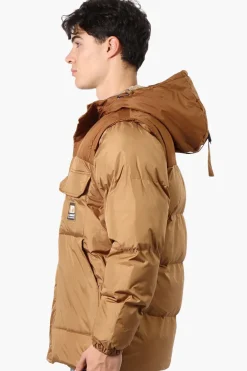 Canada Work Gear Zip Off Sleeve Parka Jacket - Brown