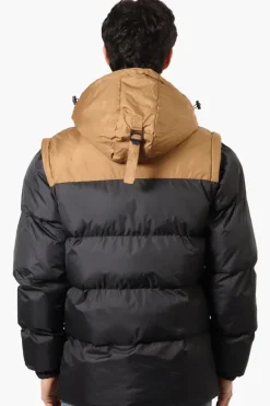 Canada Work Gear Zip Off Sleeve Parka Jacket - Black