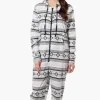 Cuddly Canuckies Hooded Festive Pattern Onesie - White