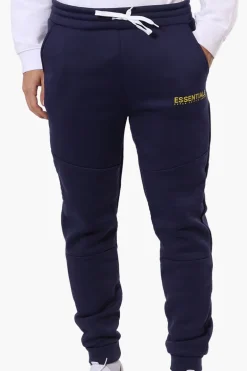 Essentials Super Triple Goose Basic Tie Waist Joggers - Navy