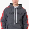 Essentials Super Triple Goose Chest Logo Hoodie - Grey