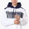 Essentials Super Triple Goose Mesh Insert Hoodie - White