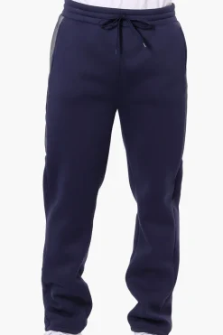 Essentials Super Triple Goose Side Mesh Insert Sweatpants - Navy