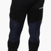 Essentials Super Triple Goose Mesh Insert Tie Waist Joggers - Black