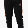 Essentials Super Triple Goose Side Stripe Tie Waist Joggers - Black