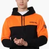 Essentials Super Triple Goose Colour Block Hoodie - Orange