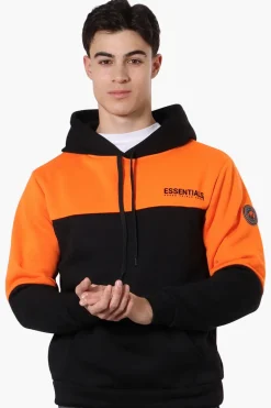 Essentials Super Triple Goose Colour Block Hoodie - Orange