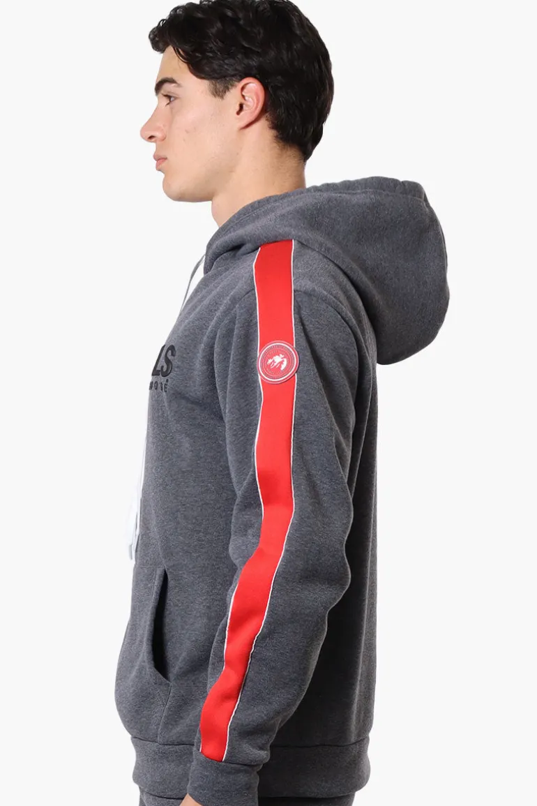 Essentials Super Triple Goose Chest Logo Hoodie - Grey