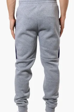 Essentials Super Triple Goose Side Stripe Tie Waist Joggers - Grey