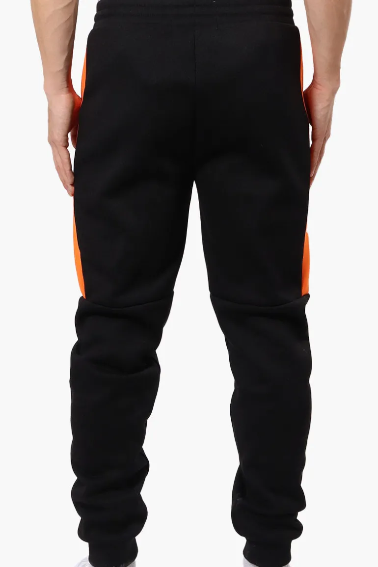 Essentials Super Triple Goose Side Stripe Tie Waist Joggers - Black
