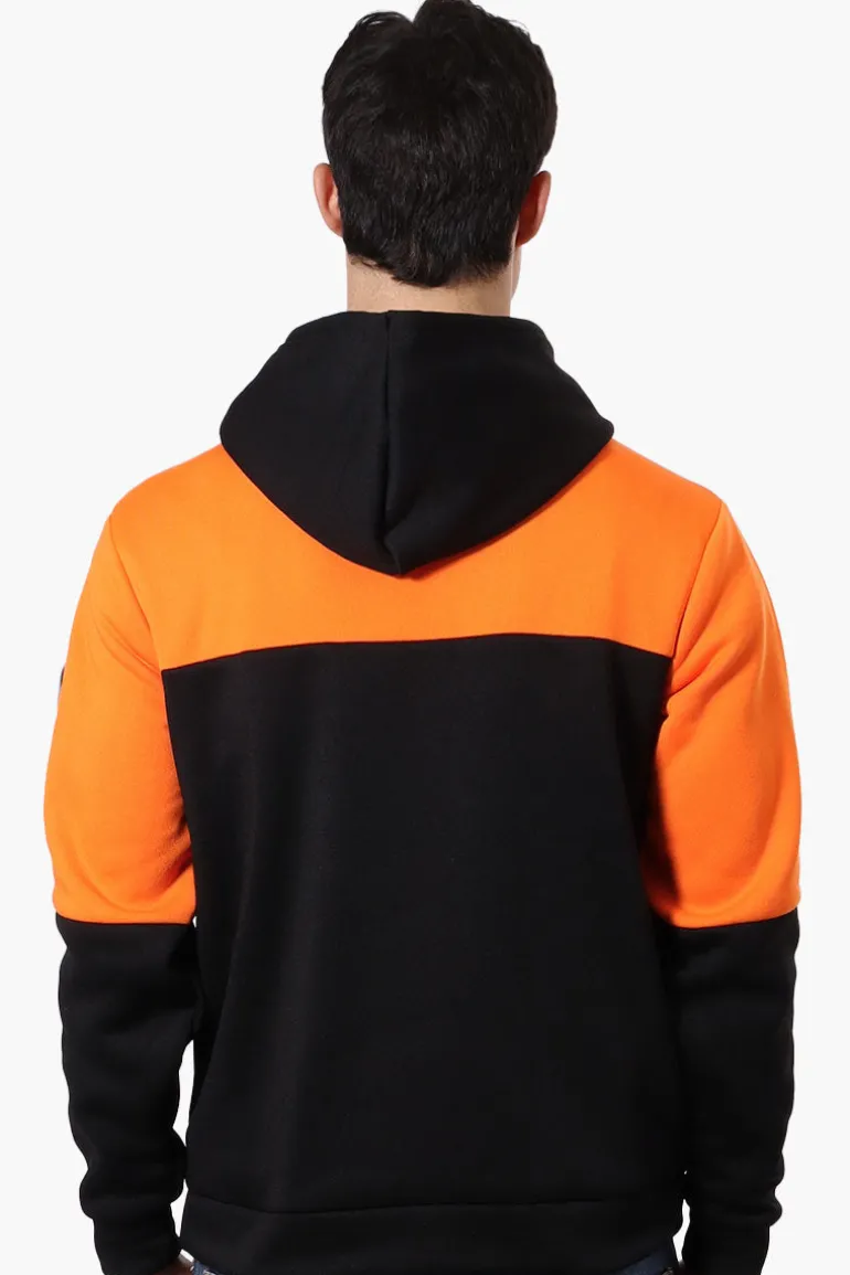 Essentials Super Triple Goose Colour Block Hoodie - Orange